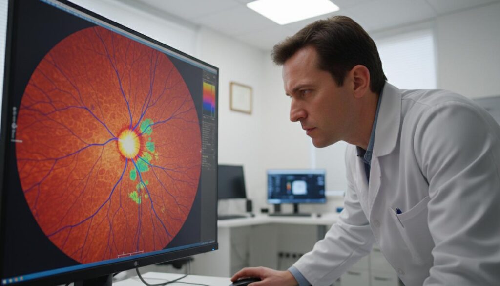 Анализ снимка глазного дна врачом-офтальмологом